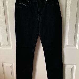 Levi's Women's Mid Rise Skinny Jeans‎ Black Size 8M Denim Stretch